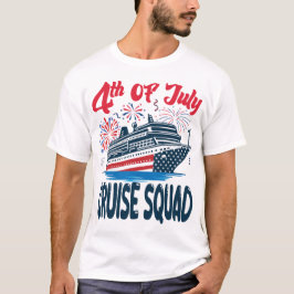 Kreuzfahrt-Team 4. Juli Patriotische amerikanische T-Shirt