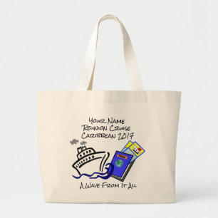 Kreuzfahrt-Themed riesige Taschen-Tasche Jumbo Stoffbeutel