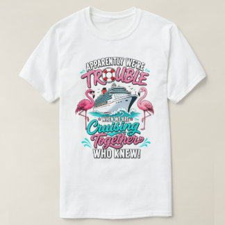 Kreuzfahrt-Trubel-Flamingo-Spaß-Grafik T-Shirt