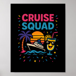 Kreuzfahrt-Trupp Urlaubsstimmung  Poster