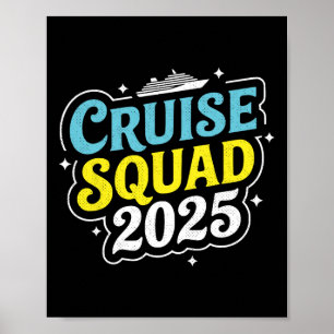 Kreuzfahrt-Truppe 2025 Passende Familengruppe Somm Poster