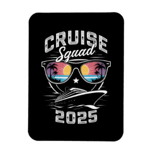 Kreuzfahrt-Truppe 2025 Sommerferien passende Famil Magnet