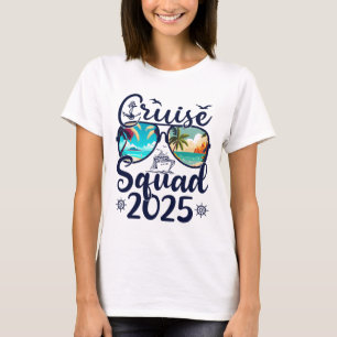 Kreuzfahrt-Truppe 2025 Sommerferien passende Famil T-Shirt