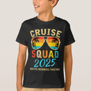 Kreuzfahrt-Truppe 2025 Sommerferien passende Famil T-Shirt