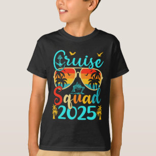 Kreuzfahrt-Truppe 2025 Sommerurlaub passende Famil T-Shirt