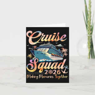 Kreuzfahrt-Truppe 2026 Familie Gruppe passend Somm Karte