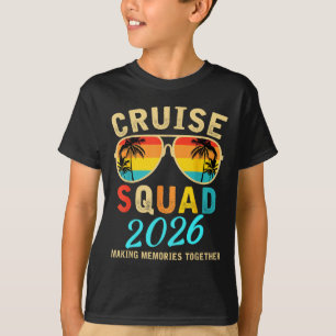 Kreuzfahrt-Truppe 2026 Sommerferien passende Famil T-Shirt
