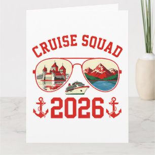 Kreuzfahrt-Truppe Schweiz Urlaubsreise 2026 Dankeskarte