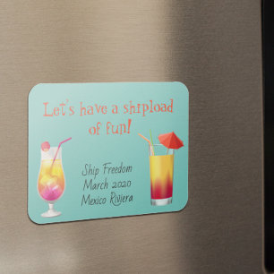 Kreuzfahrt Tür Kabine Magnet Drinks Cocktails