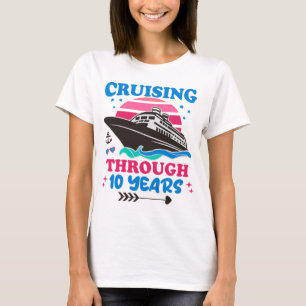 Kreuzfahrt über 10 Jahre Hochzeit T-Shirt