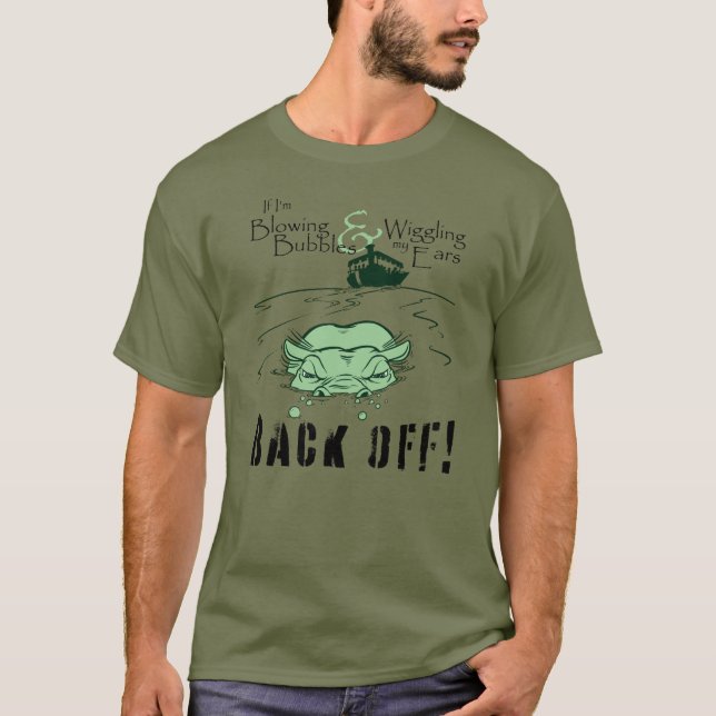 Kreuzfahrt über den Jungle Hippo T - Shirt (Vorderseite)
