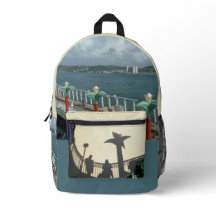 Kreuzfahrt Überall im gedruckten Rucksack