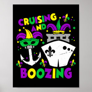 Kreuzfahrt und Bootsfahrt Mardi Gras Kreuzfahrt Fa Poster