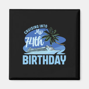 Kreuzfahrt Urlaub auf einem Kreuzfahrtschiff in me Magnet
