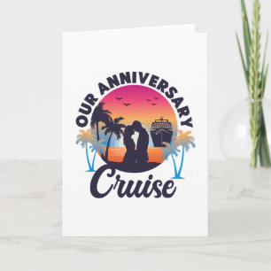 Kreuzfahrt Urlaub Ehemann Ehefrau Hochzeit Jubiläu Karte