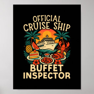 Kreuzfahrt Urlaub Offizielles Kreuzfahrtschiff-Buf Poster