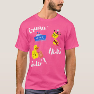 Kreuzfahrt Versteckte Gummienten finden Reisepass T-Shirt