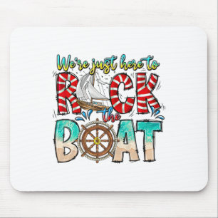 Kreuzfahrt Wir sind nur hier, um das Boot Retro zu Mousepad