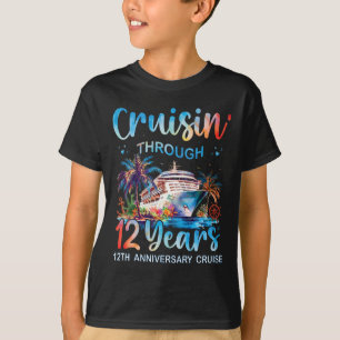 Kreuzfahrt zum 12-jährigen Jubiläum Cruisin Throug T-Shirt