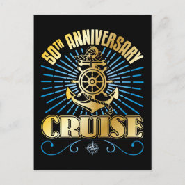 Kreuzfahrt zum 50. Jubiläum Postkarte