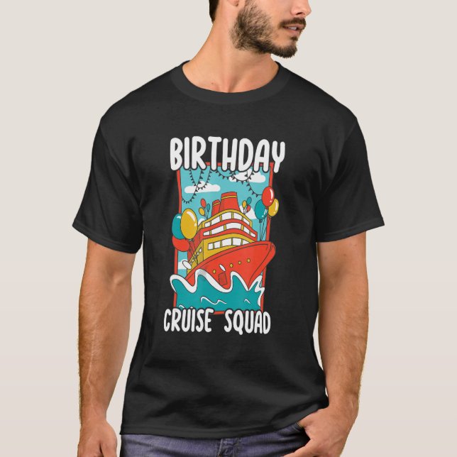 Kreuzfahrt zum Geburtstag Picknick Funny Cruise T-Shirt (Vorderseite)