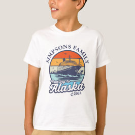 Kreuzfahrt zur Alaska Custom Family Matching Group T-Shirt