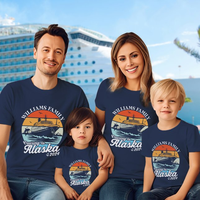 Kreuzfahrt zur Alaska Custom Family Matching Group T-Shirt (Cruising to Alaska Custom Family Matching Group T-Shirt)