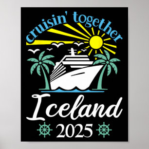 Kreuzfahrt Zusammen Island Lustige Paare Kreuzfahr Poster