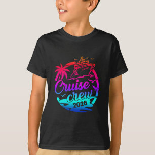 Kreuzfahrtbesatzung 2026 Sommerurlaubstrip lustige T-Shirt