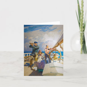 Kreuzfahrten von Newell Convers Wyeth Dankeskarte