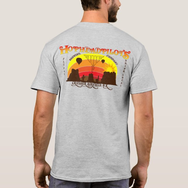 Kreuzfahrtflugplatz, ok T-Shirt (Rückseite)