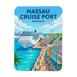 Kreuzfahrthafen Nassau Bahamas Magnet