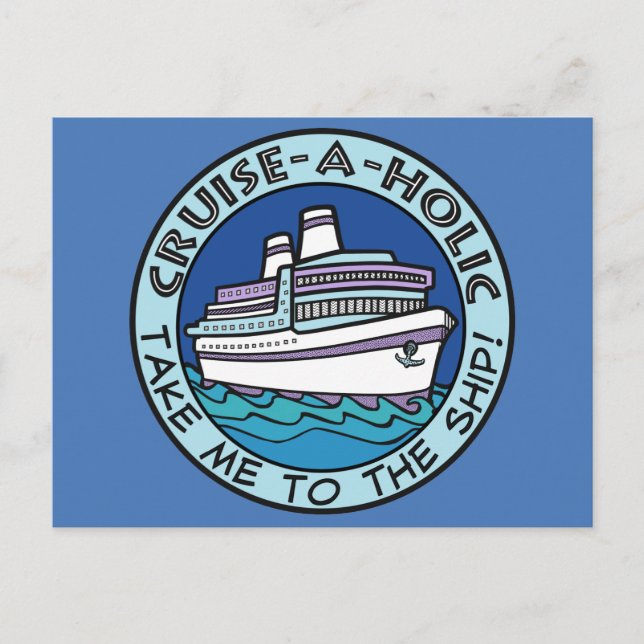 Kreuzfahrtkarte Postkarte (Vorderseite)