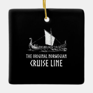 Kreuzfahrtlinie Odin und Valhalla Keramikornament