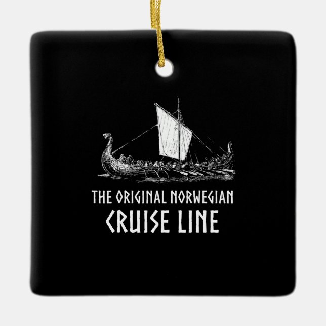 Kreuzfahrtlinie Odin und Valhalla Keramikornament (Vorderseite)