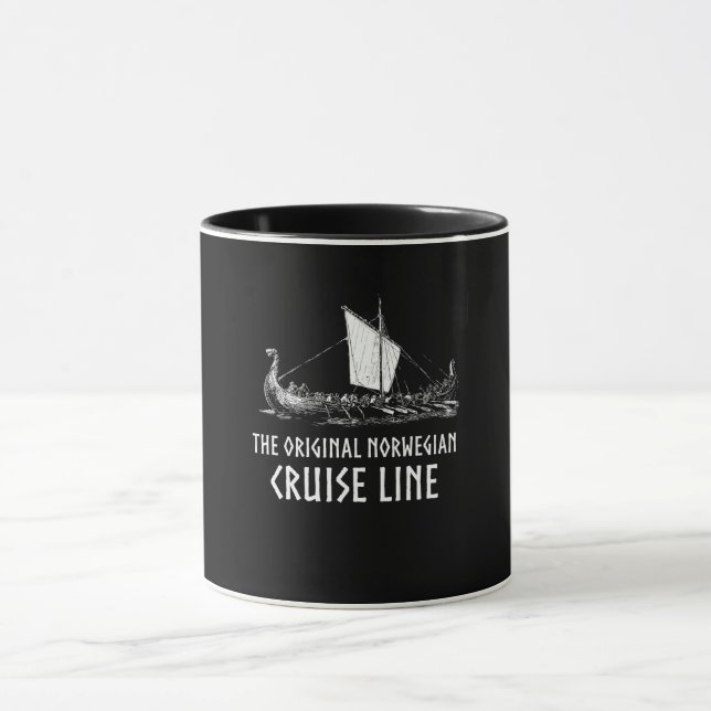 Kreuzfahrtlinie Odin und Valhalla Tasse (Zentrum)