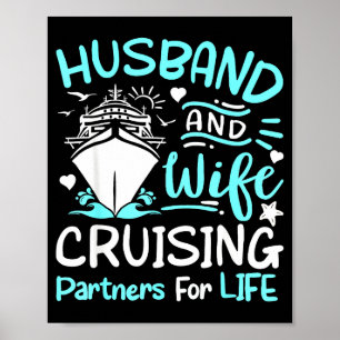 Kreuzfahrtpartner Kreuzfahrtschiff Urlaub Ehemann  Poster