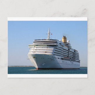 Kreuzfahrtschiff 17 postkarte