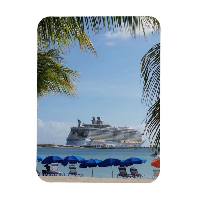 Kreuzfahrtschiff 3" x 4" Flexibles Foto Magnet (Vertikal)