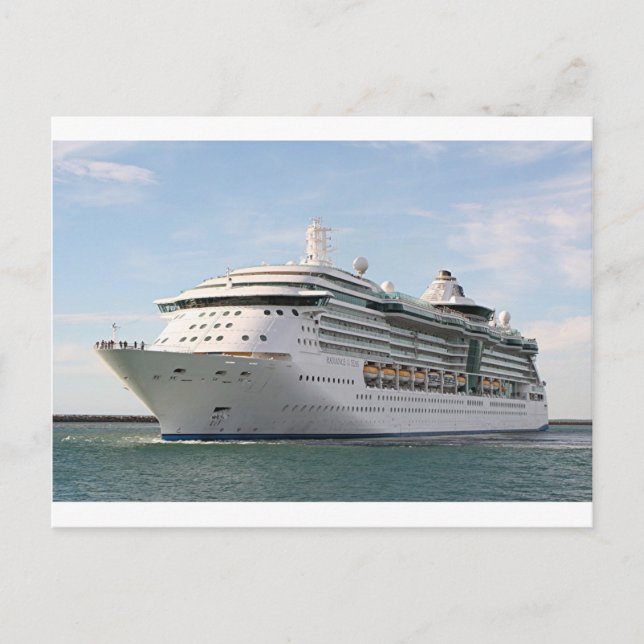 Kreuzfahrtschiff 5 postkarte (Vorderseite)