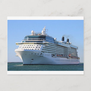 Kreuzfahrtschiff 8 postkarte