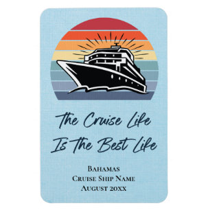Kreuzfahrtschiff Bahamas Kabine Stateroom Türmarke Magnet