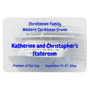 Kreuzfahrtschiff Cameo Custom Stateroom Door Marke Magnet