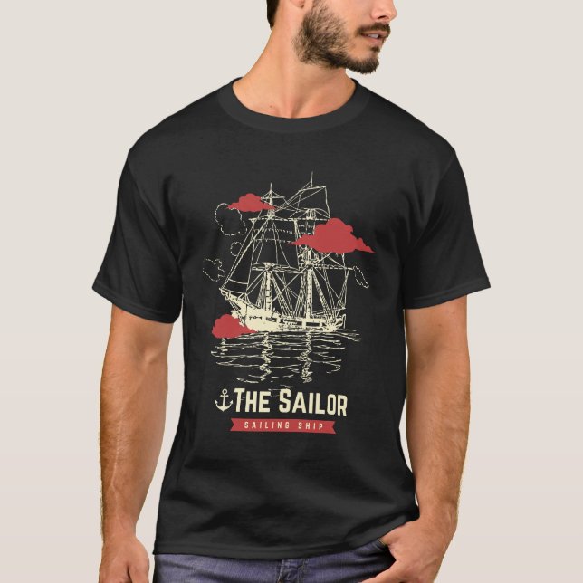Kreuzfahrtschiff Familienurlaub Segeln Fahrt nach  T-Shirt (Vorderseite)