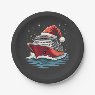 Kreuzfahrtschiff für Familien - Weihnachten Pappteller