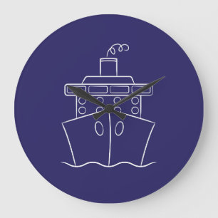 Kreuzfahrtschiff Große Wanduhr