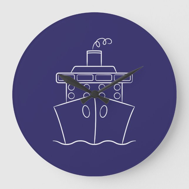 Kreuzfahrtschiff Große Wanduhr (Vorderseite)