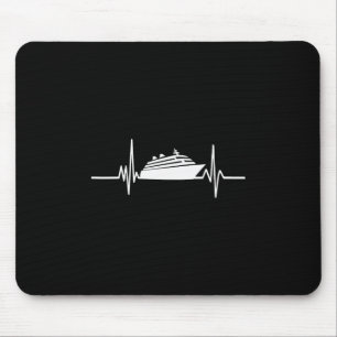 Kreuzfahrtschiff Herzschlag Kreuzfahrt Urlaub 1 Mousepad