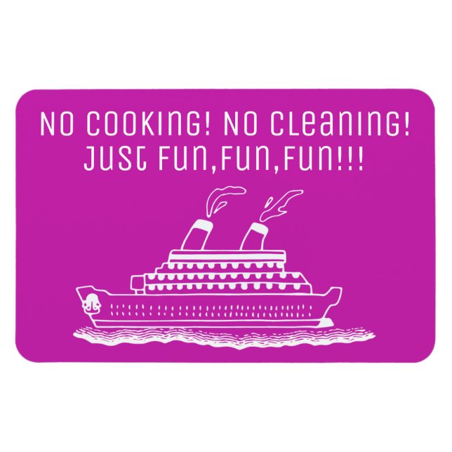 Kreuzfahrtschiff Kabine Stateroom Door Marker Witz Magnet (Horizontal)