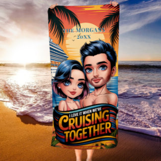 Kreuzfahrtschiff Kreuzfahrt mit dem Custom Chibi C Strandtuch
